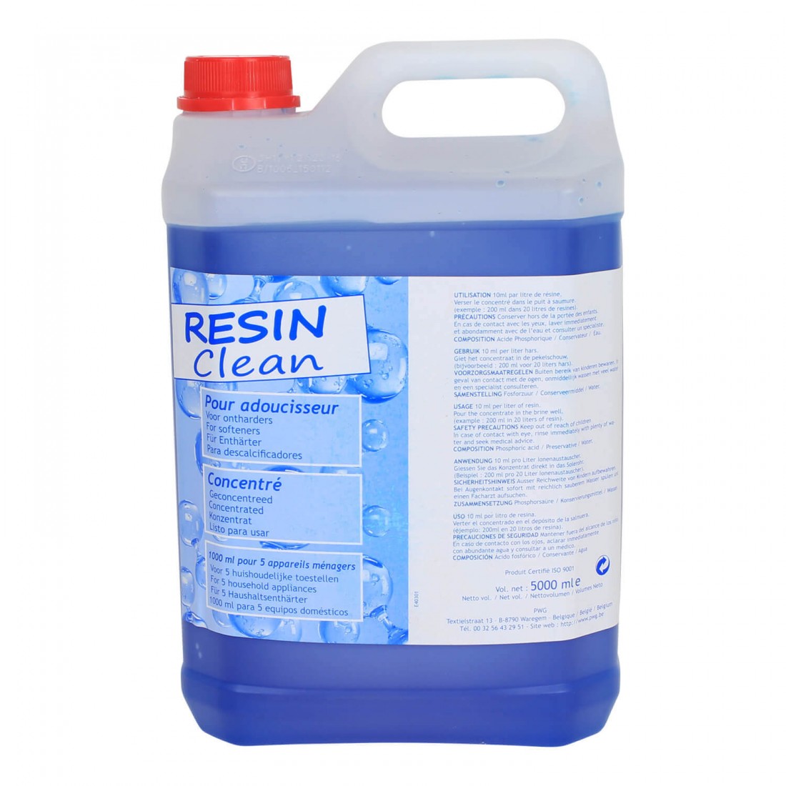 Nettoyant résine adoucisseur Resin Clean 5 L Alp'Osmose 002421