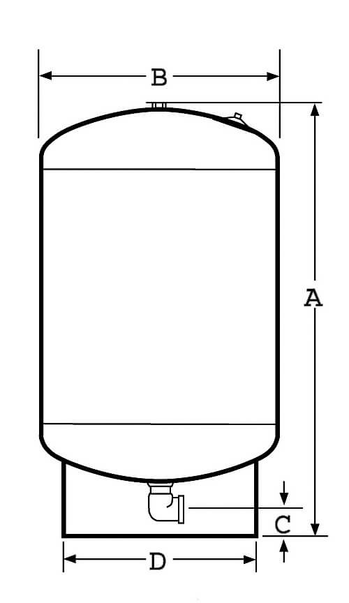 Réservoir challenger- vertical 100L