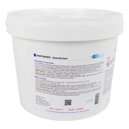 ANIPOWDER - Désinfectant bactéricide virucide en poudre 5 kg