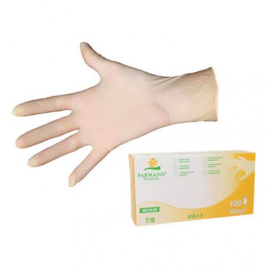 Gants jetables vinyle x100 Taille M - Copyright Alp'Osmose - 007065