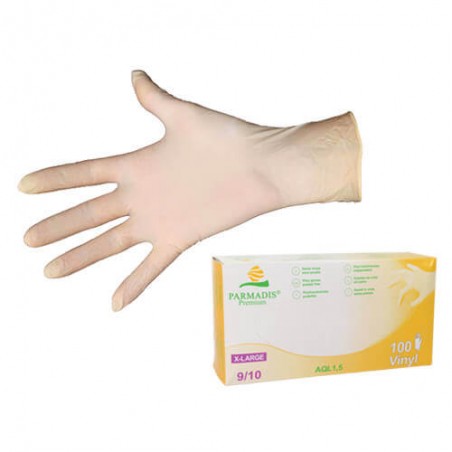 Gants jetables vinyle x100 Taille XL - Copyright Alp'Osmose - 007067