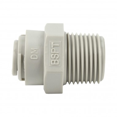 Union simple mâle push in