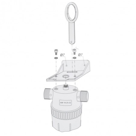 Equerre de fixation simple
